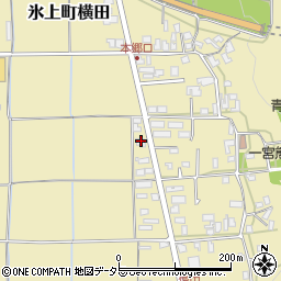 兵庫県丹波市氷上町横田328周辺の地図