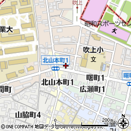 愛知県名古屋市昭和区曙町1丁目7周辺の地図