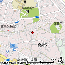 愛知県名古屋市名東区高針5丁目402周辺の地図