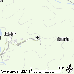 愛知県豊田市二タ宮町上貝戸周辺の地図