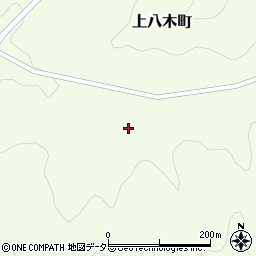 愛知県豊田市上八木町萩ノ田周辺の地図