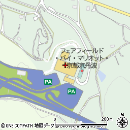 京都縦貫自動車道　京丹波ＰＡ下り周辺の地図