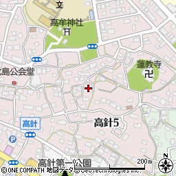 愛知県名古屋市名東区高針5丁目385周辺の地図