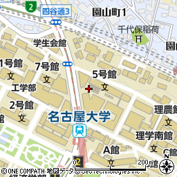 愛知県名古屋市千種区四谷通周辺の地図