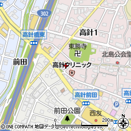 愛知県名古屋市名東区高針1丁目1102周辺の地図