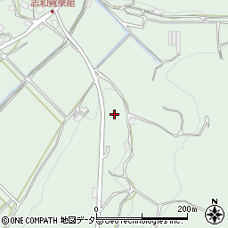 京都府南丹市日吉町志和賀下里周辺の地図
