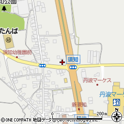 京都銀行須知支店周辺の地図