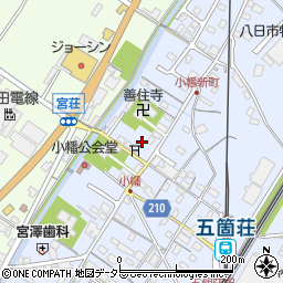 滋賀県東近江市五個荘小幡町707周辺の地図