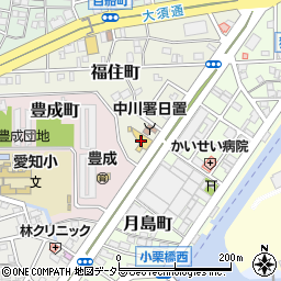 愛知トヨタ自動車豊成店周辺の地図