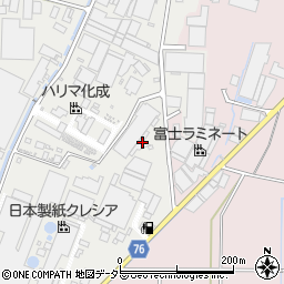 静岡県富士市比奈421周辺の地図