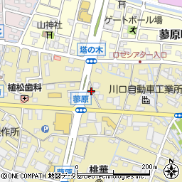 静岡県富士市蓼原59-3周辺の地図