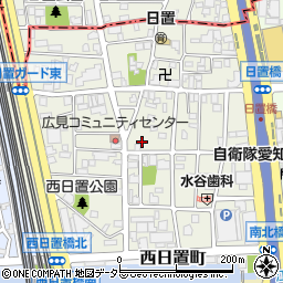 愛知県名古屋市中川区西日置周辺の地図
