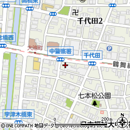 ヤングドライ鶴舞店周辺の地図