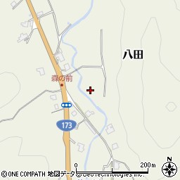京都府京丹波町（船井郡）八田周辺の地図