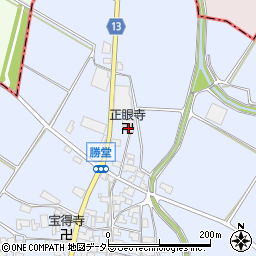 滋賀県東近江市勝堂町368周辺の地図