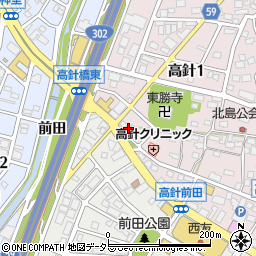 愛知県名古屋市名東区高針1丁目1106周辺の地図