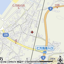 島根県大田市仁摩町仁万明神1421-5周辺の地図