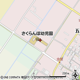 滋賀県東近江市五個荘金堂町1705周辺の地図