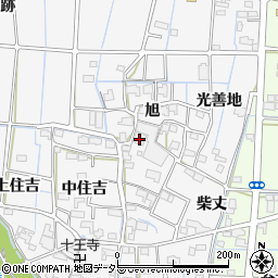 愛知県津島市百町旭周辺の地図