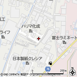 静岡県富士市比奈417周辺の地図