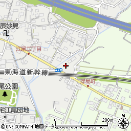 静岡県富士市江尾437周辺の地図