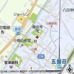滋賀県東近江市五個荘小幡町708-1周辺の地図