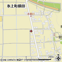 兵庫県丹波市氷上町横田332周辺の地図