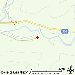 京都府南丹市日吉町中世木棚池周辺の地図