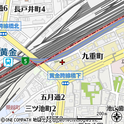 愛知県名古屋市中川区九重町11周辺の地図