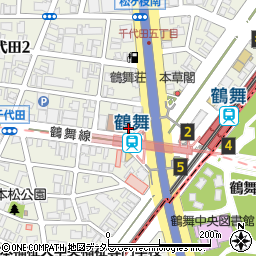 名古屋市役所交通局　地下鉄鶴舞線鶴舞駅周辺の地図