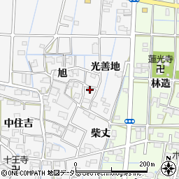 愛知県津島市百町光善地周辺の地図