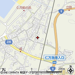 島根県大田市仁摩町仁万（明神）周辺の地図