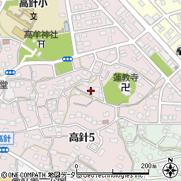 愛知県名古屋市名東区高針5丁目213周辺の地図