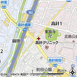 愛知県名古屋市名東区高針1丁目1107周辺の地図