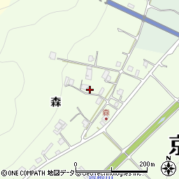 京都府船井郡京丹波町森松原8周辺の地図