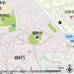 愛知県名古屋市名東区高針4丁目865周辺の地図