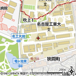 愛知県名古屋市昭和区御器所町周辺の地図
