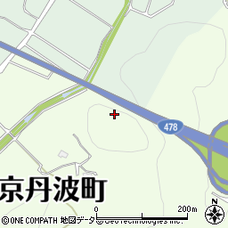 京都府船井郡京丹波町森山田周辺の地図