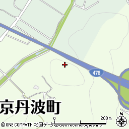 京都府京丹波町（船井郡）森（山田）周辺の地図