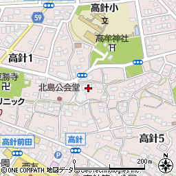 済松寺周辺の地図