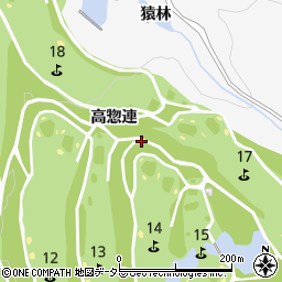 愛知県豊田市中立町高惣連周辺の地図