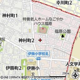 愛知県名古屋市昭和区福原町1丁目54周辺の地図