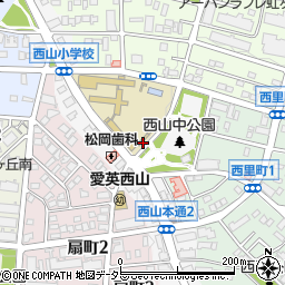 愛知県名古屋市名東区西山本通周辺の地図