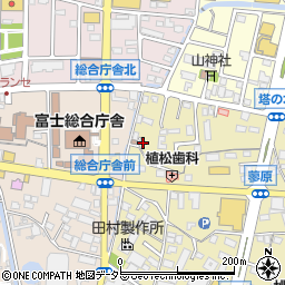 静岡県富士市蓼原13-2周辺の地図