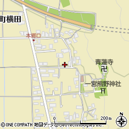 兵庫県丹波市氷上町横田244周辺の地図