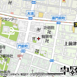 愛知県名古屋市中区門前町4-12周辺の地図