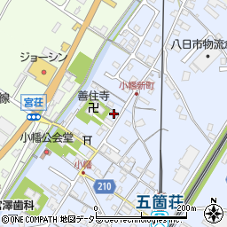 滋賀県東近江市五個荘小幡町714周辺の地図