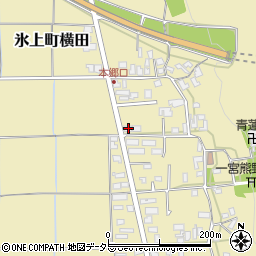 兵庫県丹波市氷上町横田263周辺の地図