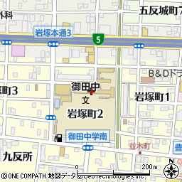 御田地域スポーツセンター周辺の地図