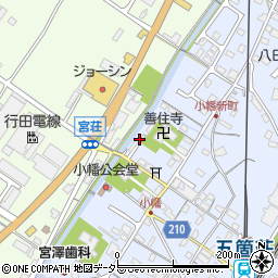滋賀県東近江市五個荘小幡町700周辺の地図